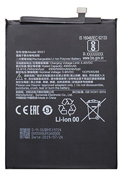 instatech Xiaomi Redmi 8 / Redmi 8a (bn51) Batarya Pil