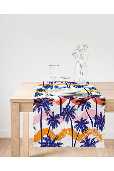 Realhomes Palme colorate Design special Decorativ Design special Alerg din piele intoarsa