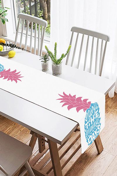 Realhomes Ψηφιακό τυπωμένο Suede Runner ειδικής σχεδίασης