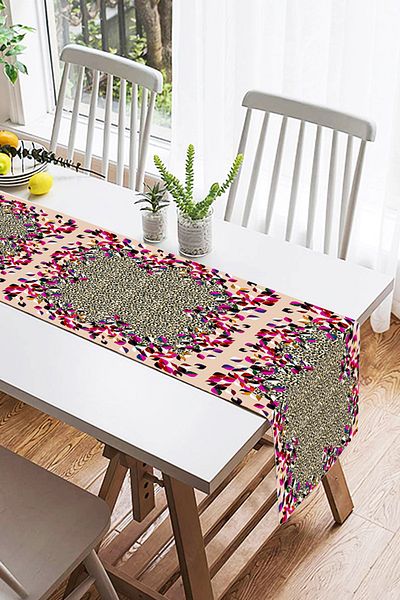 Realhomes Προσαρμοσμένη σειρά Digital Printed Modern Suede Runner