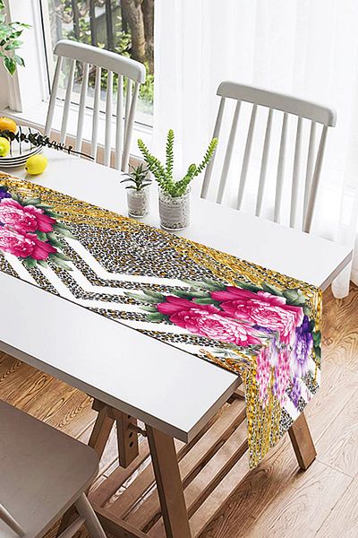 Realhomes Μοντέρνο Suede Runner με ψηφιακή εκτύπωση ειδικής σχεδίασης