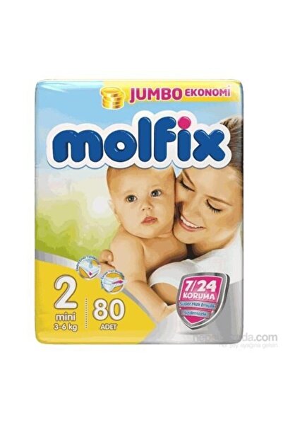 Molfix Bebek Bezi 2 Numara 80 Adet