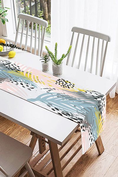 Realhomes Προσαρμοσμένη σειρά Digital Printed Modern Suede Runner