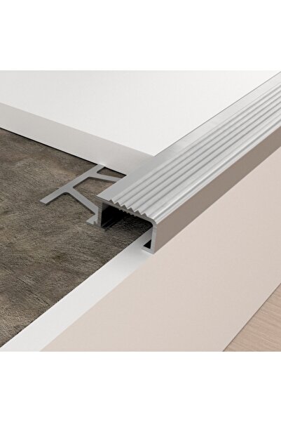 Ankadex 20mm Genişlikte 10mm Yükseklikte Seramik Altı Alüminyum Merdiven Buru...