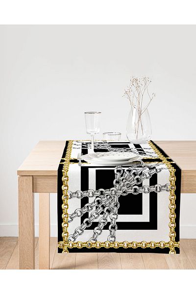 Realhomes Μοντέρνο Suede Runner με ψηφιακή εκτύπωση ειδικής σχεδίασης