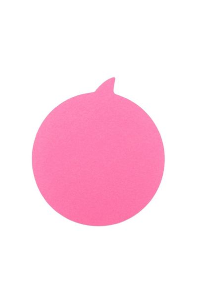 Bigpoint Shaped Note Paper Speech Bubble 75 Sheets Pack of 12