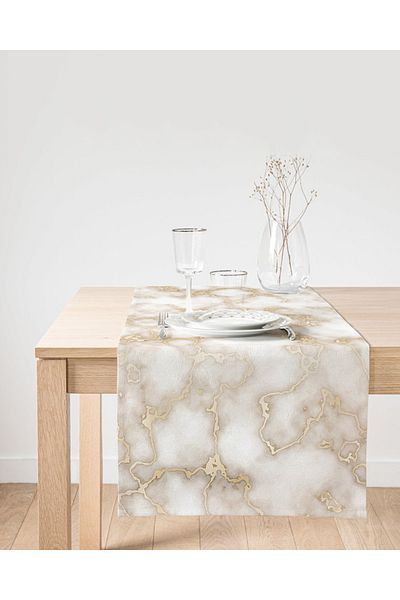 Realhomes Μοντέρνα σχεδίαση Suede Runner με μαρμάρινο δάπεδο