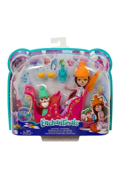 Enchantimals Bebeği Ve Aracı Oyun Setleri Fjh11-gjx31