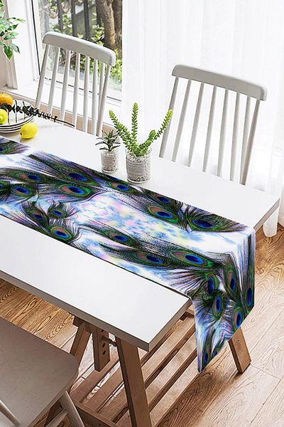 Realhomes Runner modern din piele intoarsa cu imprimare digitala cu design special