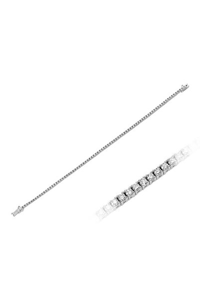 Sirius Pırlanta Kadın F Renk 2,12 Karat Pırlanta Su Yolu Bileklik