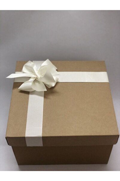 Stil Kutu Beyaz Kraft Hediye Kutusu