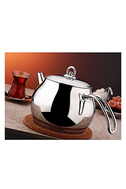 Hascevher Çiğdem Medium Size Steel Teapot - 1.5 Lt