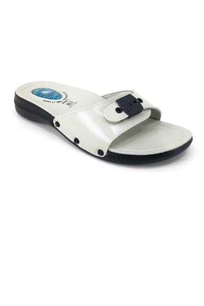 Ceyo Γυναικείες ορθοπεδικές παντόφλες με τζελ σόλα σε μπεζ χρώμα για τακούνι Minelli 6500-1