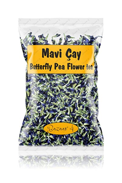 BAZAAR 4 Mavi Çay Saf (butterfly Pea Flower Tea) 1. Kalite (10gr)