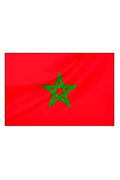 Rekbay Fas Ülke Bayrağı Parlak Kumaş 50x75cm