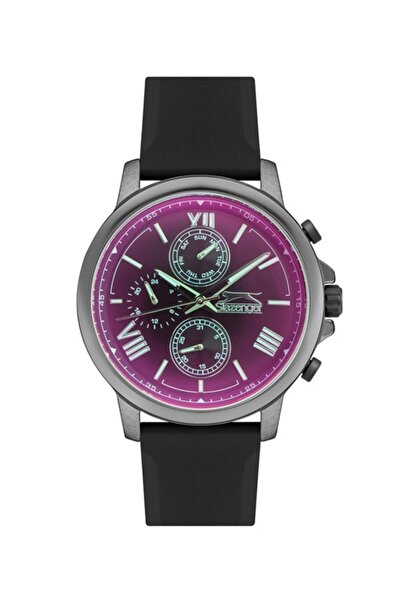 Slazenger ساعة يد رجالية باللون الأسود - موديل Sl.09.1858.2.02