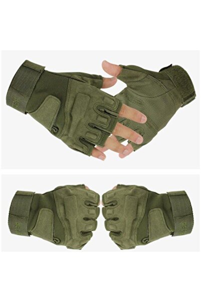 Ö ÖZMERT ASKERİ MALZEME Blackhawk Haki Kesik Taktik Eldiven