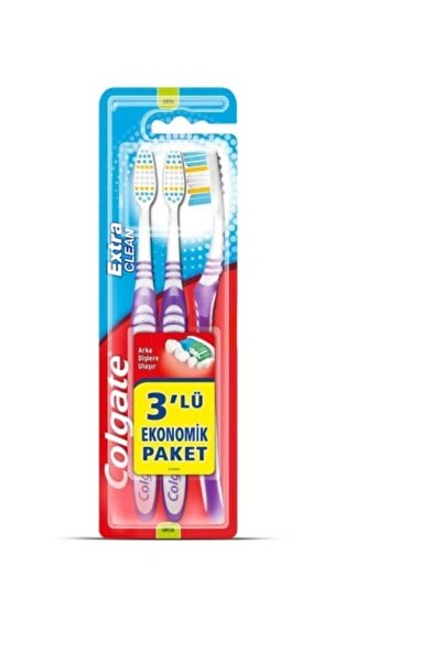 Colgate فرشاة أسنان اكسترا كلين 2+1