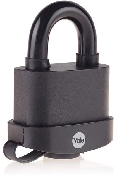 Yale Brand: Y220B/71/130/1 - 71mm Pvc Coated Marine Padlock - High Protection - Double Locking -