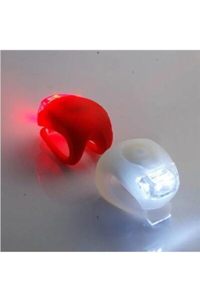 Genel Markalar Mts Silikon Bisiklet Ön-arka Işık, Far Seti Flaşör Seti Ön-Arka