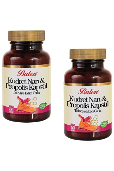 Balen Kudret Narı Propolis Kapsül 375 mg*60 2 Adet