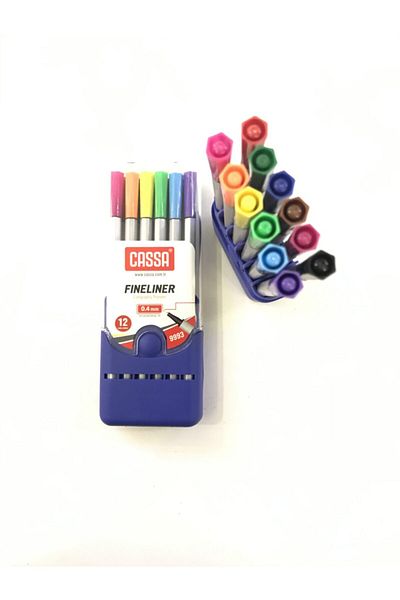 Cassa Fineliner Pen 0.4mm 12 pcs