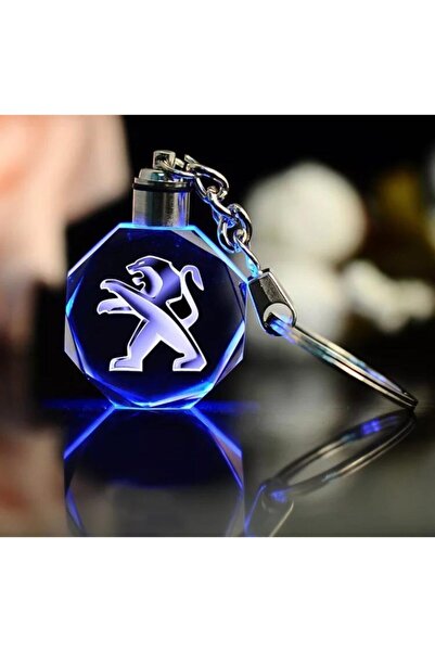 idealaksesuar سلسلة مفاتيح بيجو المضيئة