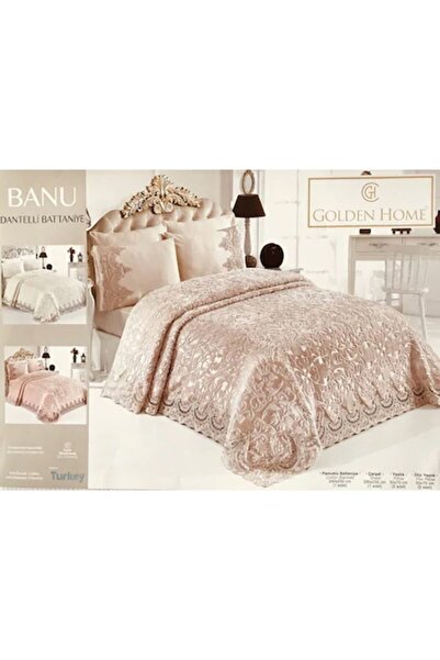 Genel Markalar Home Banu Fransız Güpürlü Çift Kişilik Yatak Örtüsü Battaniye ...