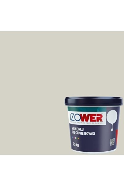 izower Silikonlu Dış Cephe Boyası - Kristal 30  3.5 kg