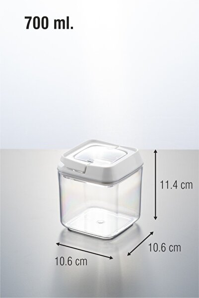 MYBOX Storage Container 9 Pieces Super Vacuum White (Special Lid), Food Container