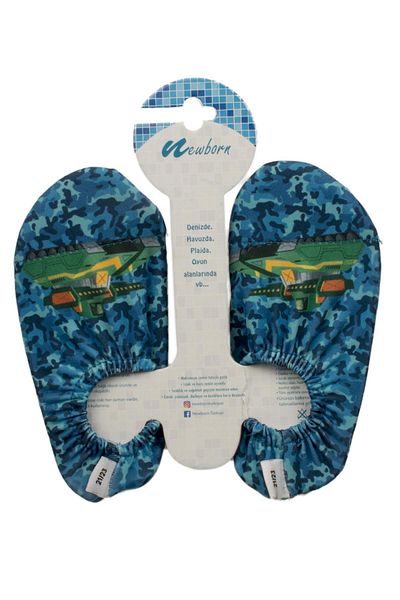 Newborn NAQ4011 Tank Blue Camouflage Sea Pantofi pentru copii
