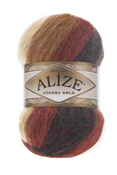 Alize Angora Gold Batik - Χειμερινά πλεκτά νήματα, Χρώμα: 2626