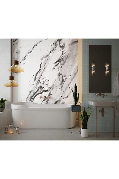 Kolhis Premium Suya Dayanıklı Banyo Duvar Zemin Kaplama Yapışkanlı Folyo