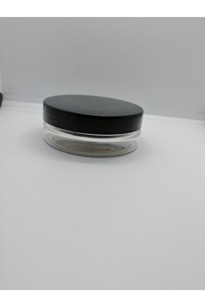 ziylan 50 Pieces 50cc Black Plastic Box - Cream Jar