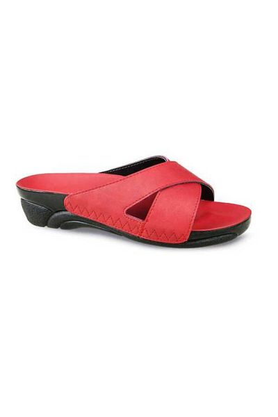 Ceyo Papuci ortopedici pentru femei Venice-9 Red Daily Healthy
