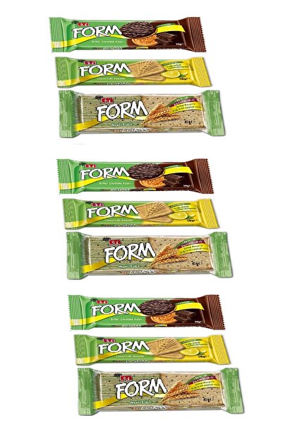 Eti Form Çikolata Lifli Bisküvi 50 Gr X 3 Adet Limon 50 G X 3 Adet Kepekli Bisküvi45 G X 3 Adet