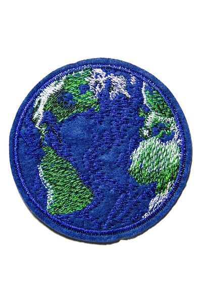 HALFART Autocolant Patch Stema Lumii (autoadeziv)