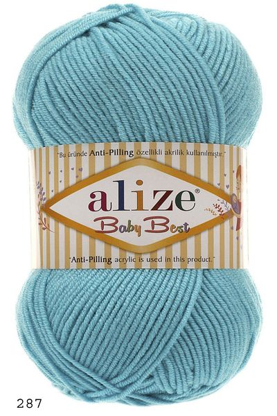 Alize Turquoise Baby Best 287 Πλεκτό Σχοινί Χεριών (Συσκευασία 5)