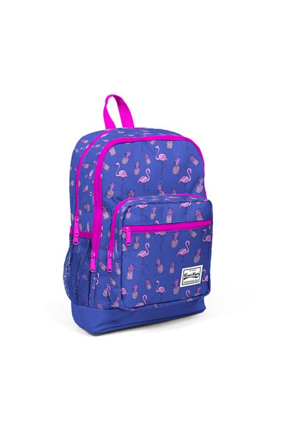 Coral High Set de genți pentru copii, cu model flamingo, lavandă, din 3 piese