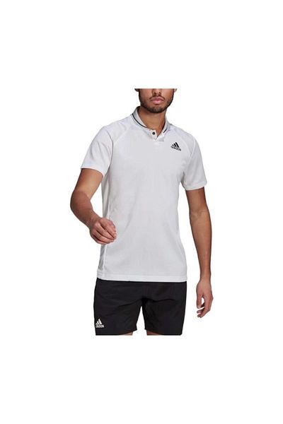adidas Gl5456 Tricou alb pentru bărbați cu nervuri de club