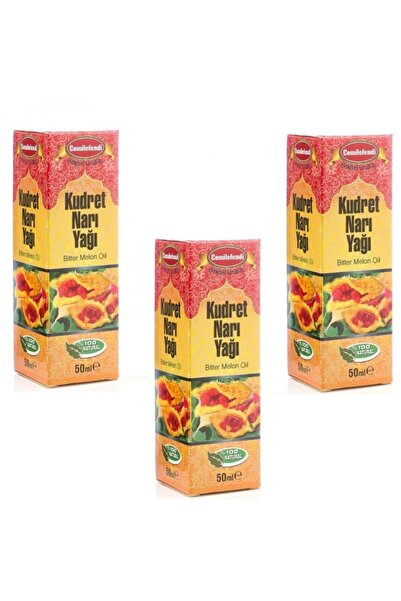 Cemilefendi زيت الرمان القوي من سيميلفندي - 3 قطع 50 مل