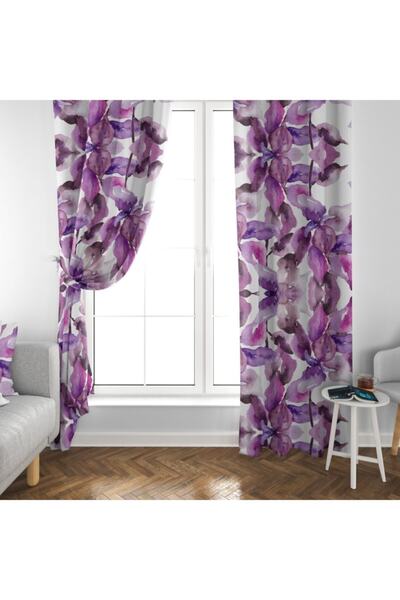 yok yok evim eve dair her şey Cortina de fundal violet Psl-fp-54