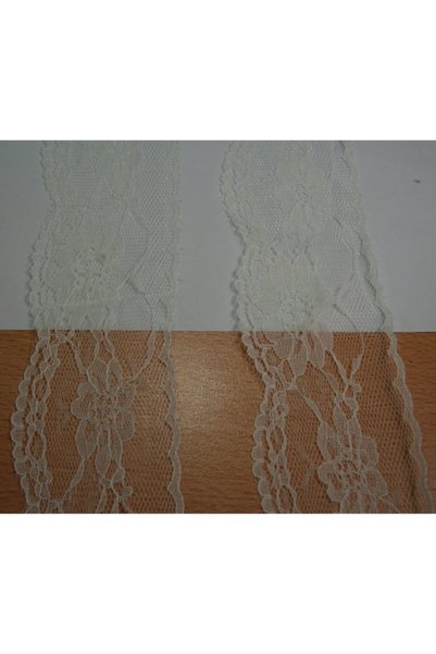 tuhafiyecimiz Cream Color Nylon Lace