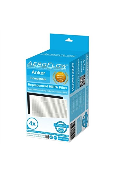 SupurgePlus Filtru Hepa Eufy Robovac 11s Plus Aeroflow Anker - 4 bucăți Sf0326