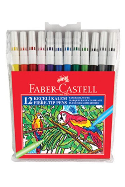 Faber Castell مجموعة من 12 قلم لباد