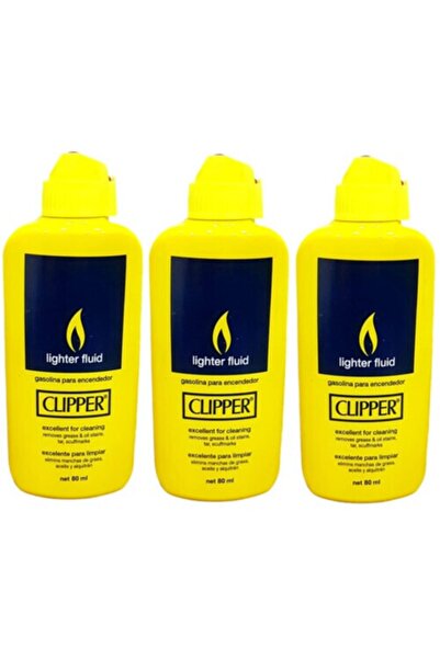 Clipper Clıpper Fluıd Çakmak Benzini 80ml X 3 Adet