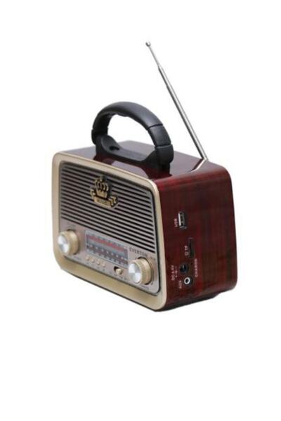 GOLD SRC Everton Rt-301 Nostaljik Görünümlü Bluetoothlu Mp3 Çalar Radyo Müzik Kutusu
