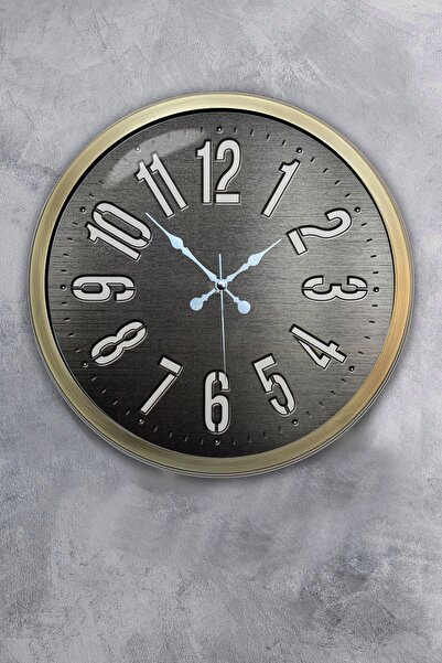 Kasva Concept هدية ساعة حائط معدنية مزخرفة مقاس 40 سم