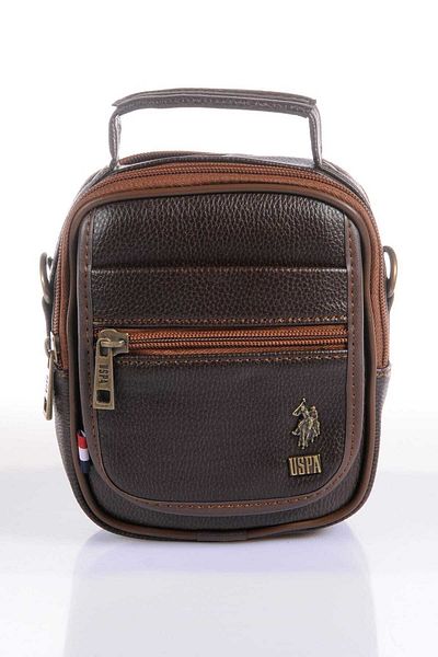 U.S POLO Unisex Brown Handbag Plevr8416