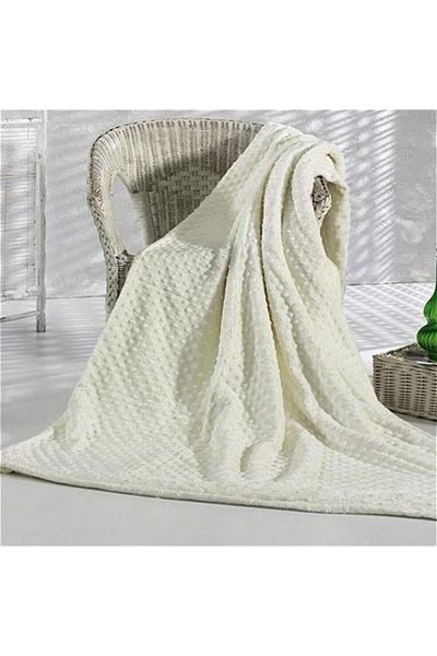 Özdilek Merino Pearl Bud Bone Double Blanket